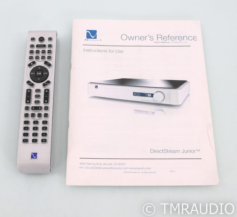 PS Audio DirectStream Junior DAC; D/A Converter; DSJ; Silver; Remote