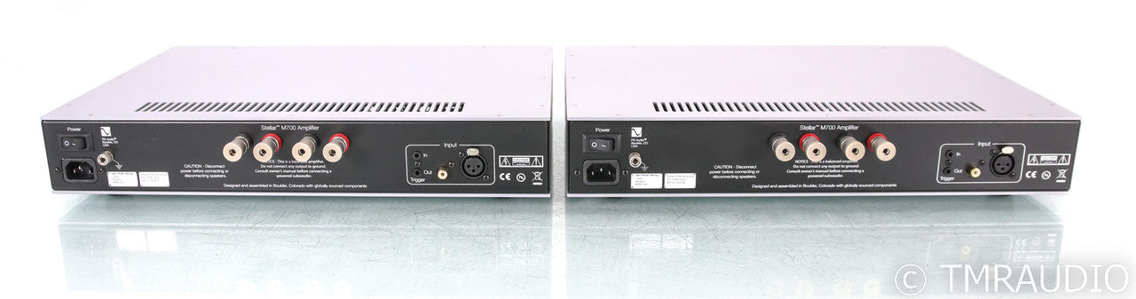 PS Audio Stellar M700 Mono Power Amplifier; Black Pair; M-700 (Used)