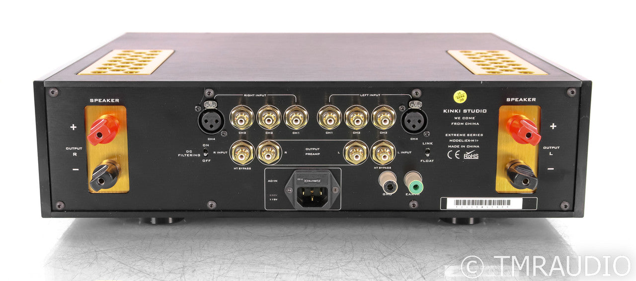 Kinki Studio EX-M1+ Stereo Integrated Amplifier; Remote; Black; EXM1+
