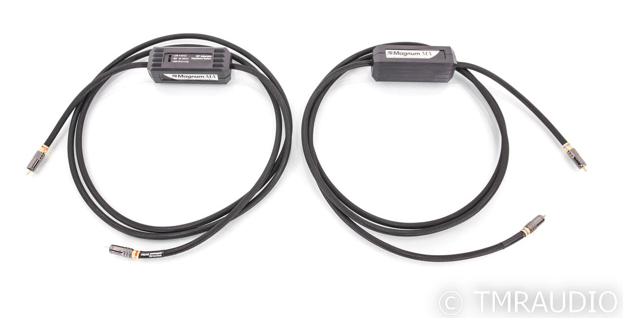 MIT Magnum MA RCA Cables; 3m Pair Interconnects; Adjustable Impedance