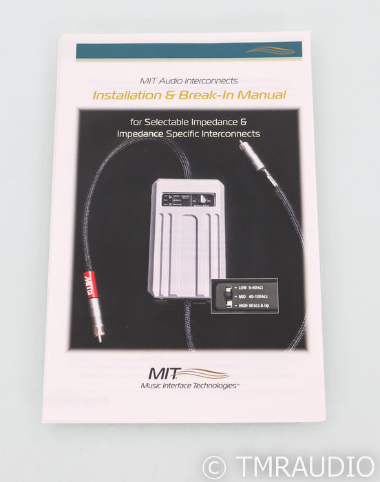 MIT Magnum MA RCA Cables; 2m Pair Interconnects; Adjustable Impedance