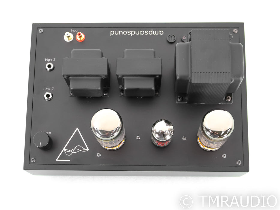 Ampandsound Forge Tube Headphone Amplifier; Black