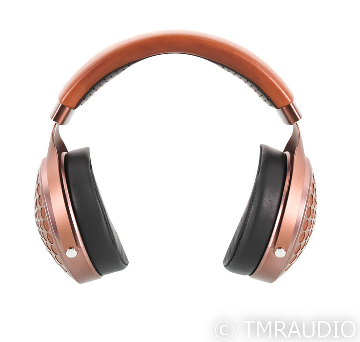 Focal Stellia Closed-Back Headphones; Chocolate Leather