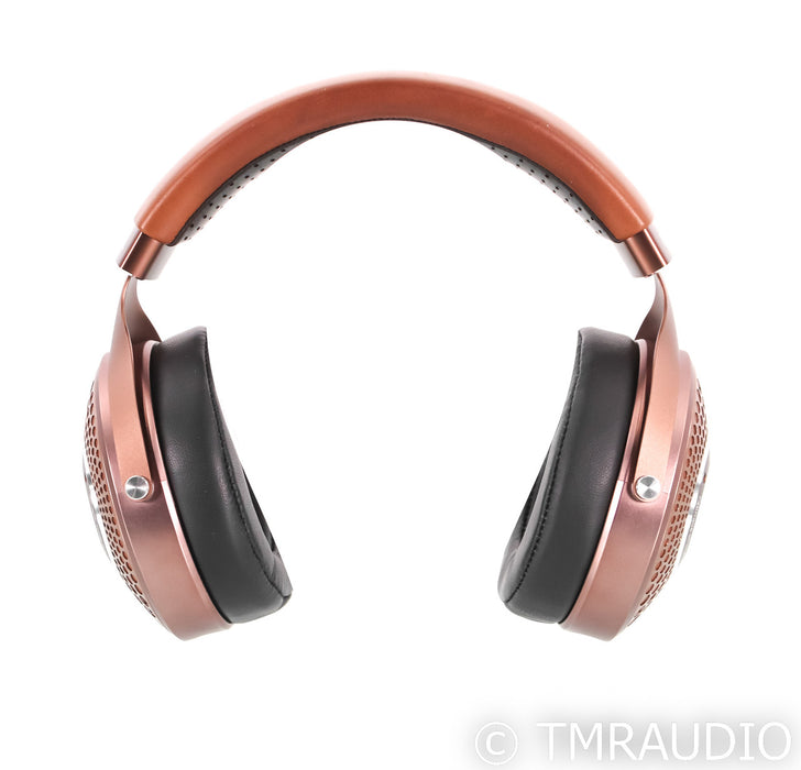Focal Stellia Closed-Back Headphones; Chocolate Leather