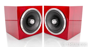 Zu Audio Omen Mk II Custom 10.5" Cube Speakers; Sexy Red Hickory Pair