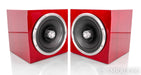 Zu Audio Omen Mk II Custom 10.5" Cube Speakers; Sexy Red Hickory Pair