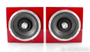 Zu Audio Omen Mk II Custom 10.5" Cube Speakers; Sexy Red Hickory Pair