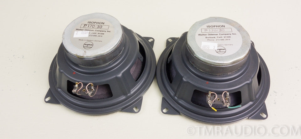 Isophon P170/30 Speakers Made in Germany Pair