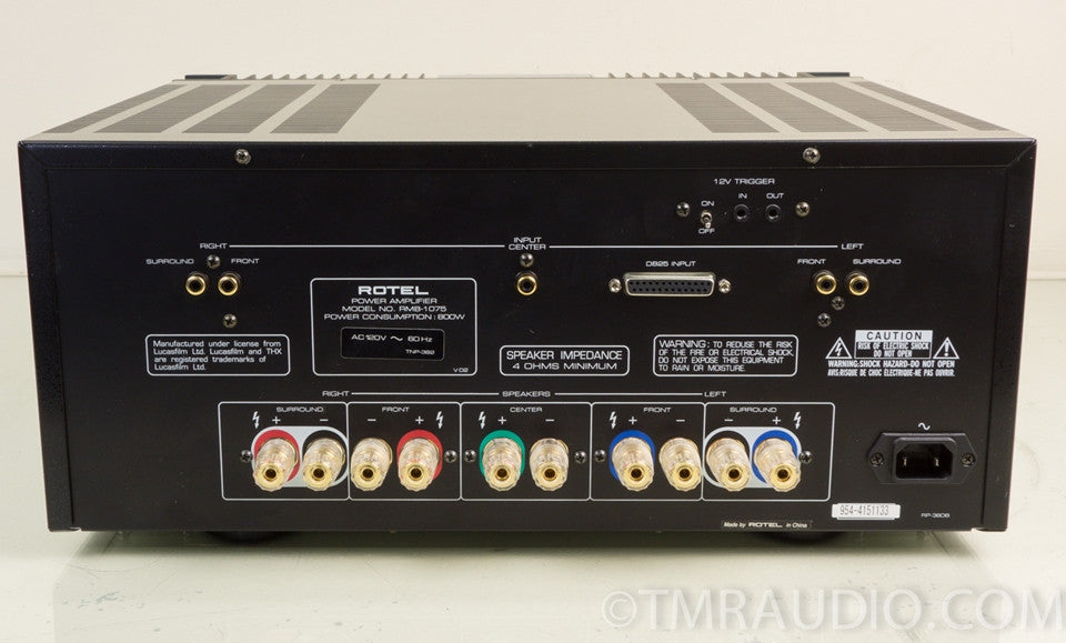 Rotel RMB-1075 5 Channel THX Ultra Power Amplifier in Factory Box