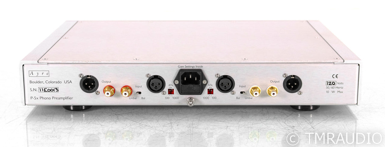 Ayre Acoustics P-5xe MM / MC Phono Preamplifier; P-5x Evolution; Silver