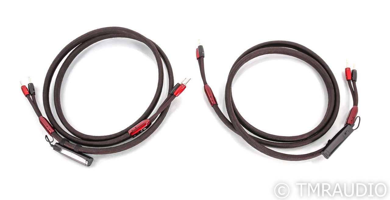 AudioQuest William Tell Zero Speaker Cables; 8ft Pair; 72v DBS