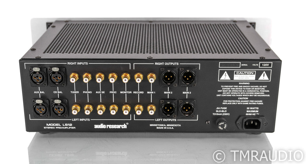 Audio Research LS12 Stereo Preamplifier; LS-12; Remote