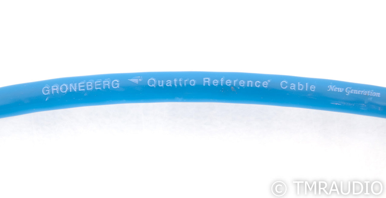 Groneberg Quattro RCA Cables; 1m Pair Interconnects