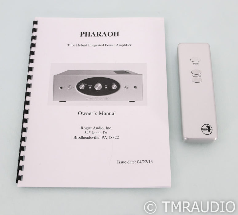 Rogue Audio Pharaoh Tube Hybrid Stereo Integrated Amplifier; Remote