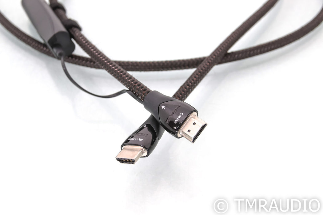 AudioQuest Coffee HDMI Cable; Single 2m Digital Interconnect; 72v DBS
