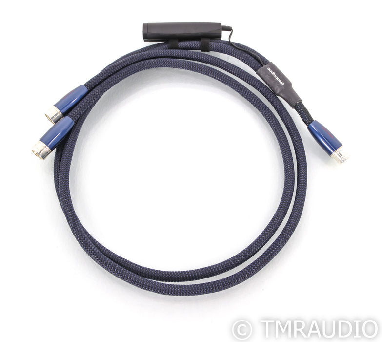 AudioQuest Water XLR Y Splitter Cable; Single 2m Balanced Interconnect; 72v DBS