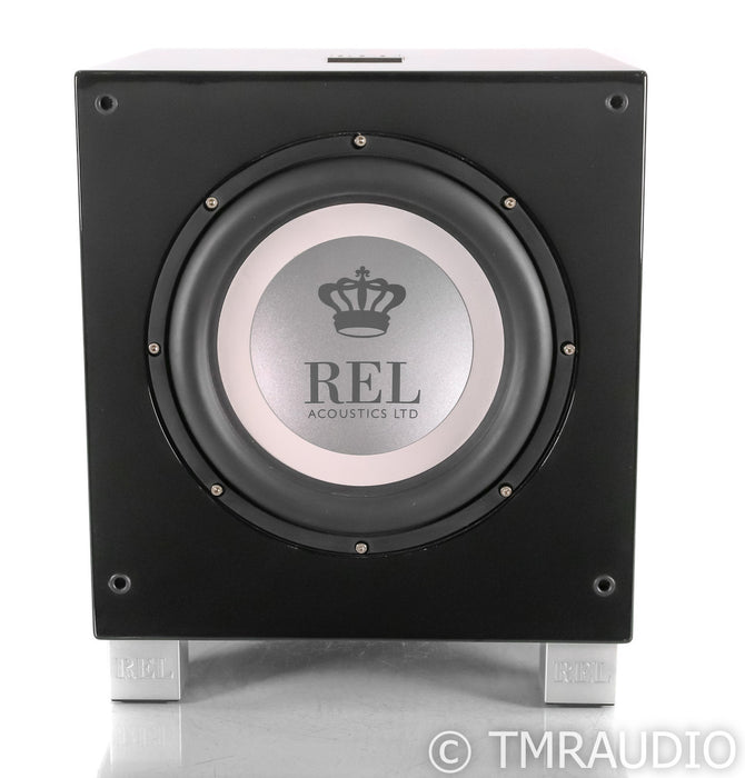 REL T/9i 10" Powered Subwoofer; Piano Black; T9i