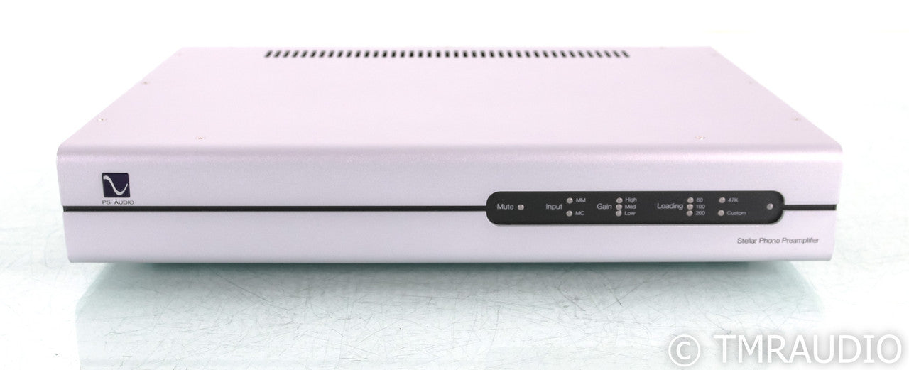PS Audio Stellar Phono MM / MC Phono Preamplifier; Remote; Silver (Used)