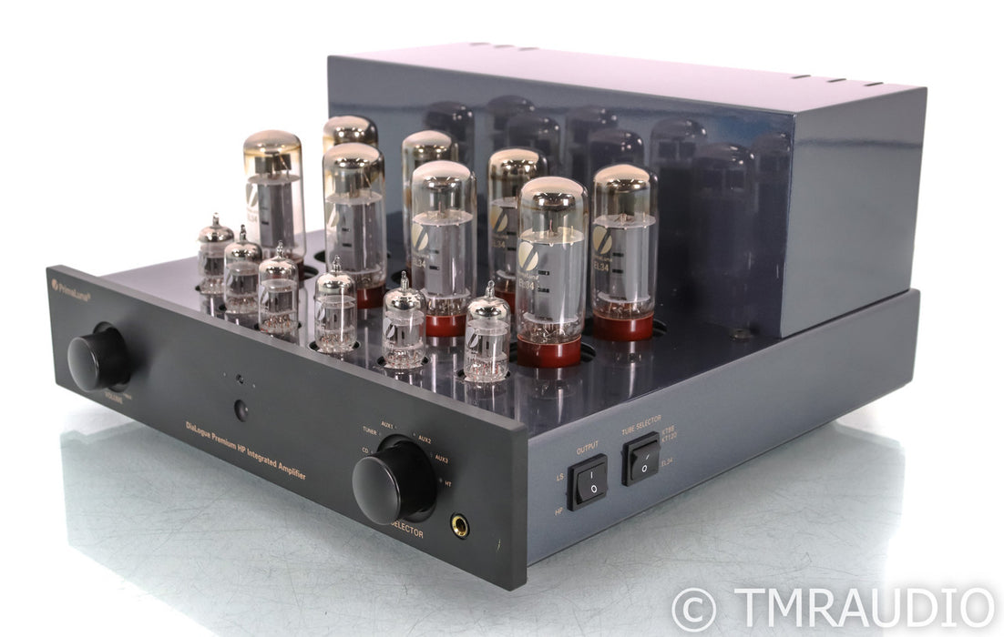 PrimaLuna DiaLogue Premium HP Tube Integrated Amplifier; Remote; Black