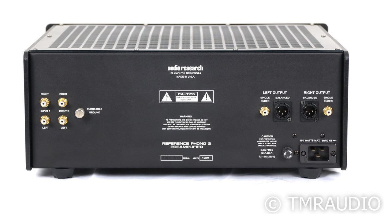 Audio Research Reference Phono 2 MM / MC Tube Phono Preamplifier; Black; Remote