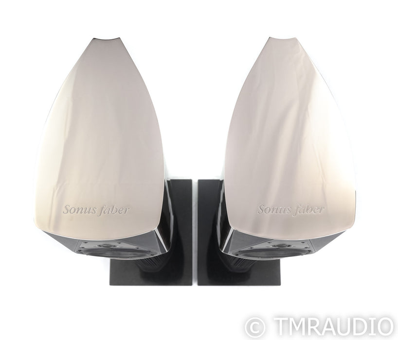 Sonus Faber Guarneri Evolution Bookshelf Speakers; Graphite Pair with Stands