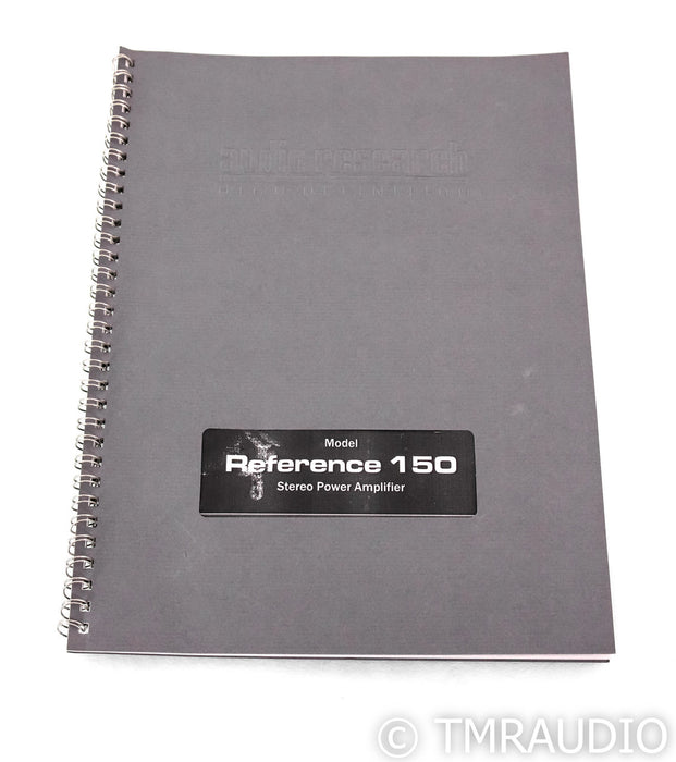 Audio Research Reference 150 SE Stereo Tube Power Amplifier; Black