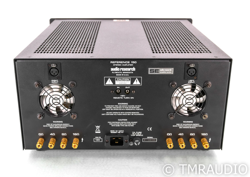Audio Research Reference 150 SE Stereo Tube Power Amplifier; Black