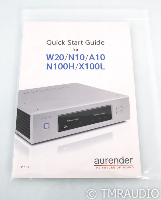 Aurender N100H Network Streamer / Server; 2TB HDD; Silver
