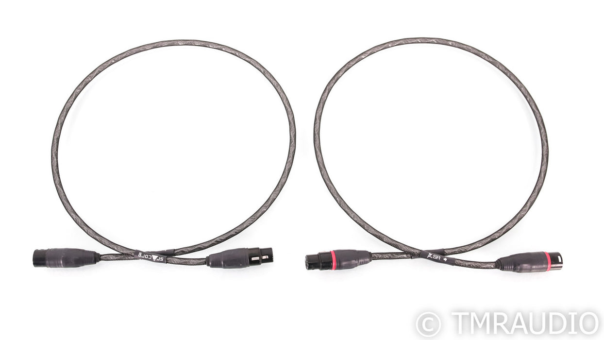 Synergistic Research SR Core XLR Cables; 1m Pair Balanced Interconnects