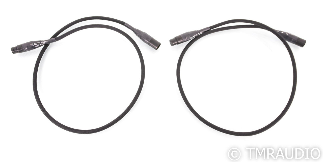 Silnote Audio Morpheus Reference XLR Cables; 1m Pair Balanced Interconnects