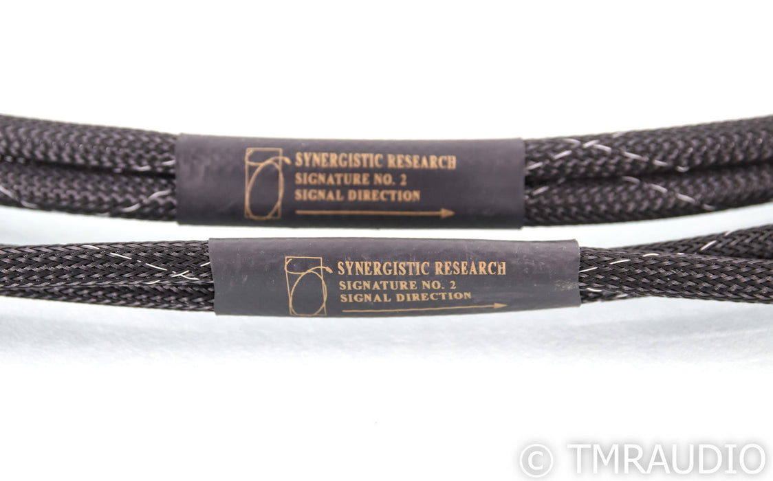 Synergistic Research Signature No. 2 Speaker Cables; 6ft Pair