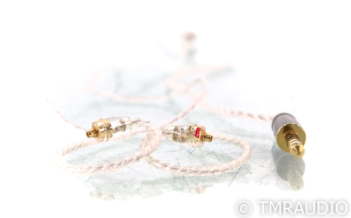 Meze Audio Silver Plated Headphone Cable; 1.2m MMCX to 4.4mm Balanced (Open Box)