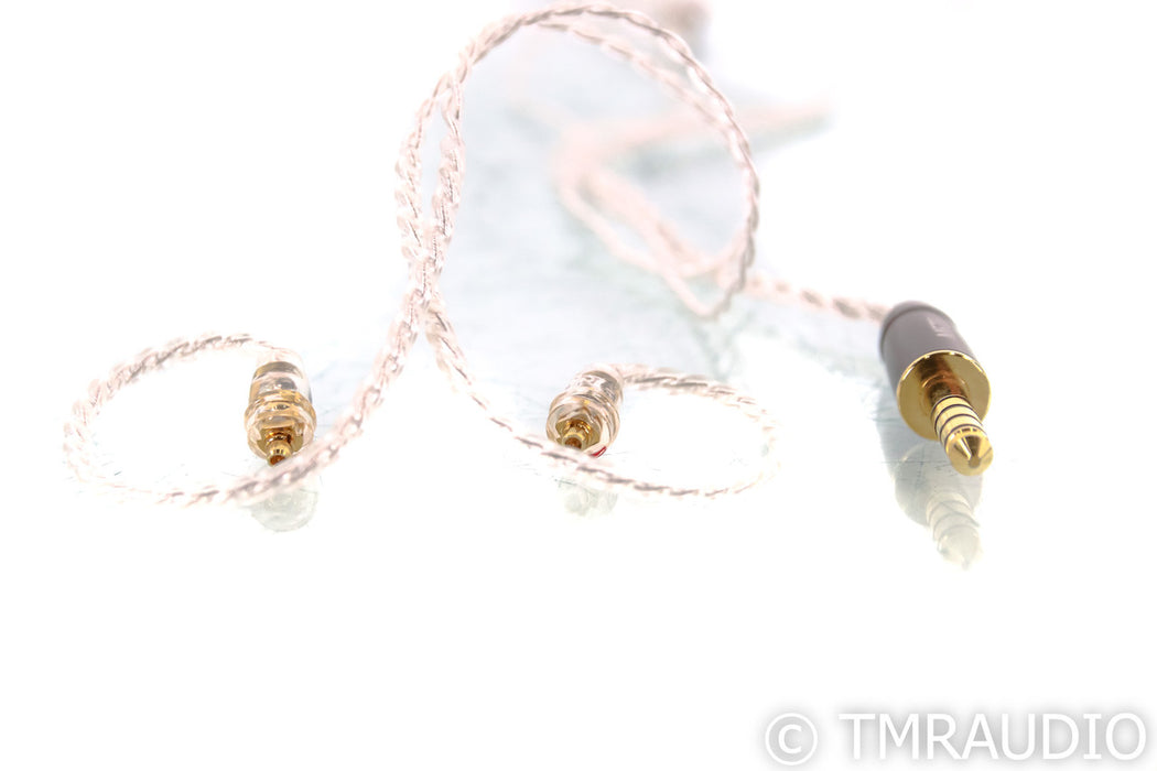 Meze Audio Silver Plated Headphone Cable; 1.2m MMCX to 4.4mm Balanced (Open Box)
