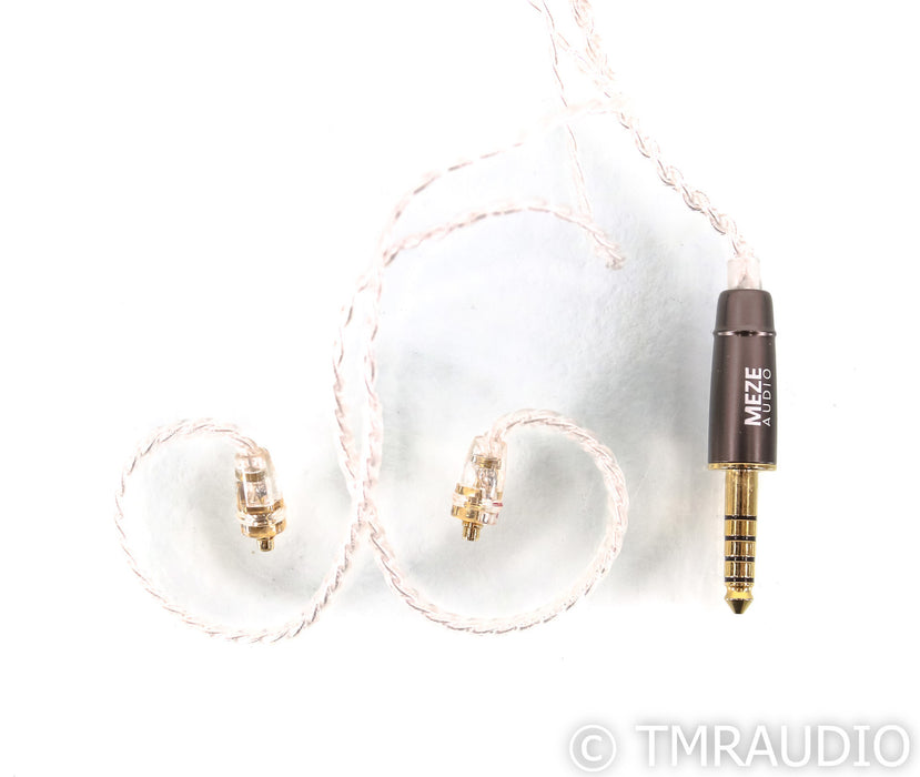 Meze Audio Silver Plated Headphone Cable; 1.2m MMCX to 4.4mm Balanced (Open Box)