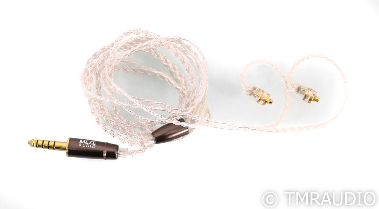 Meze Audio Silver Plated Headphone Cable; 1.2m MMCX to 4.4mm Balanced (Open Box)