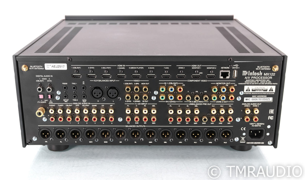 McIntosh MX122 11.2 Channel Home Theater Processor; MX-122; Remote; Bluetooth