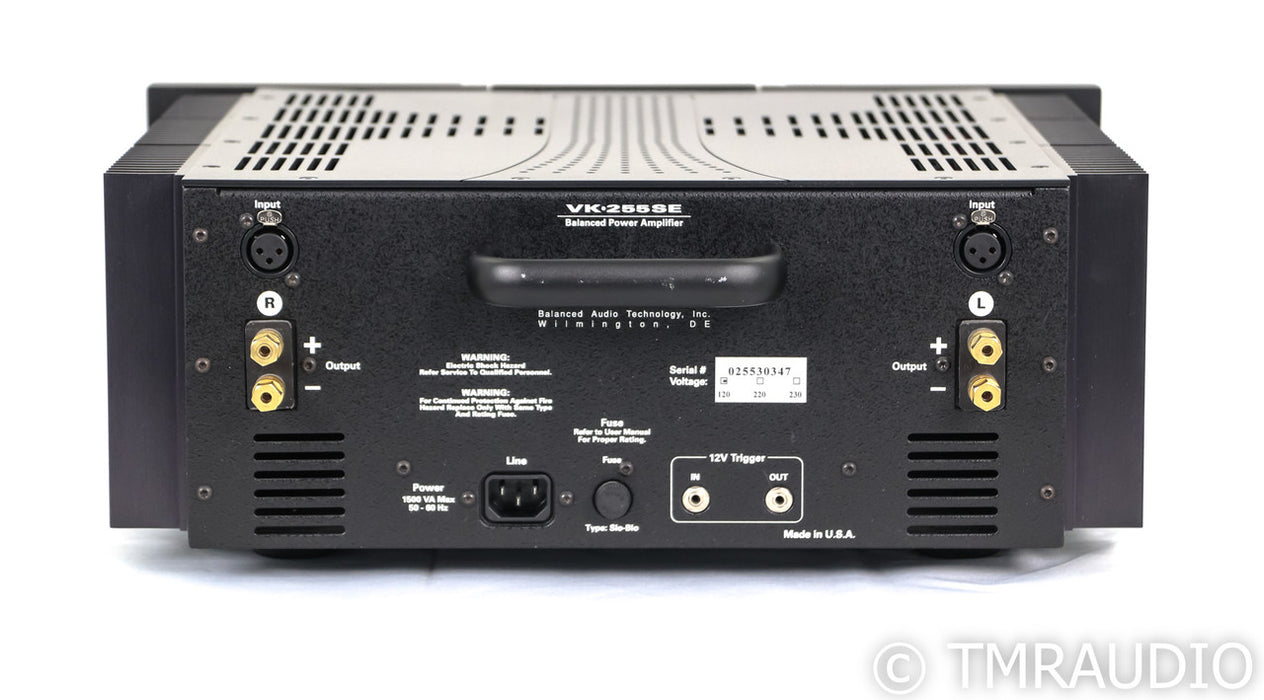 BAT VK-255SE Stereo Power Amplifier; VK255SE; Black