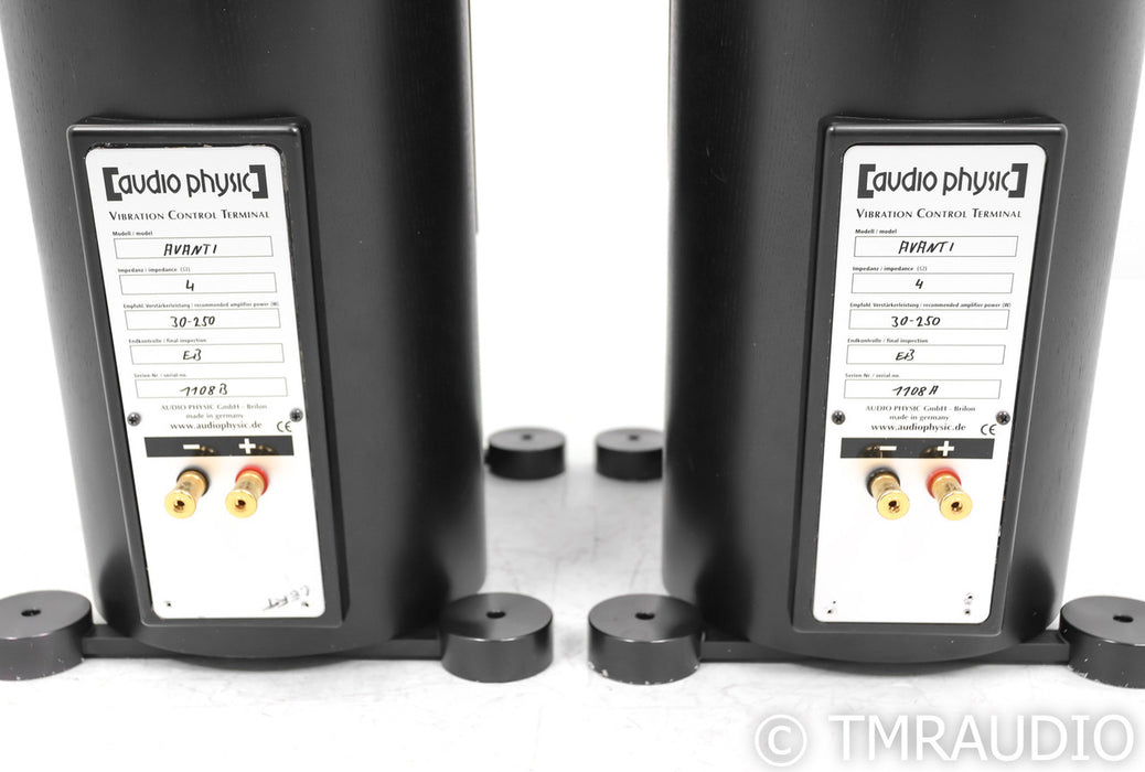Audio Physic Avanti III Floorstanding Speakers; Black Pair; Avanti 3
