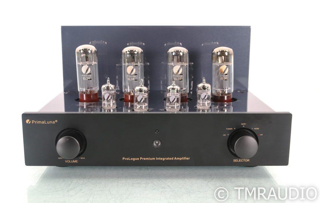 PrimaLuna Prologue Premium Stereo Tube Integrated Amplifier; Black (No Remote)