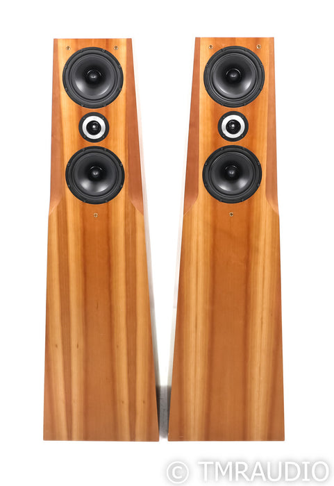 BC Acoustique NIL Floorstanding Speakers; Cherry Pair