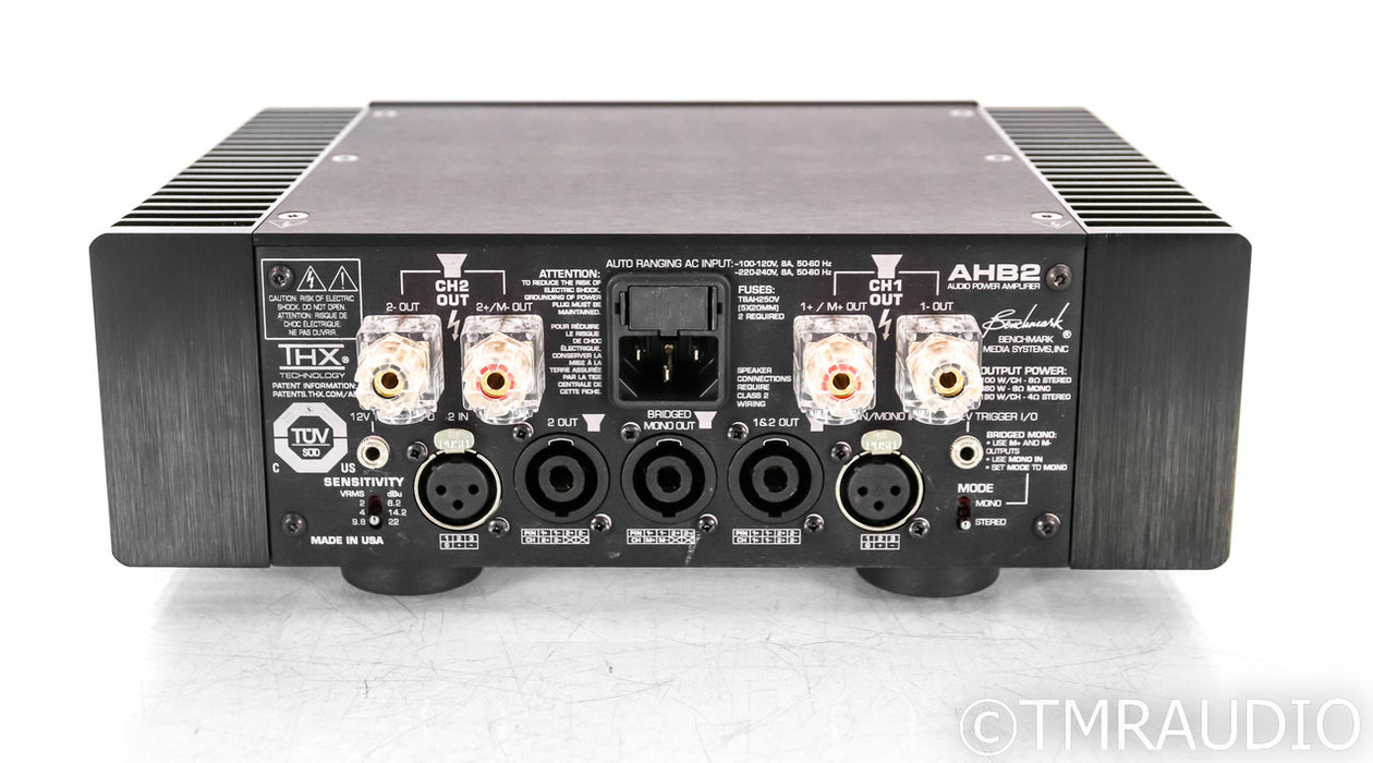 Benchmark AHB2 Stereo Power Amplifier; Black