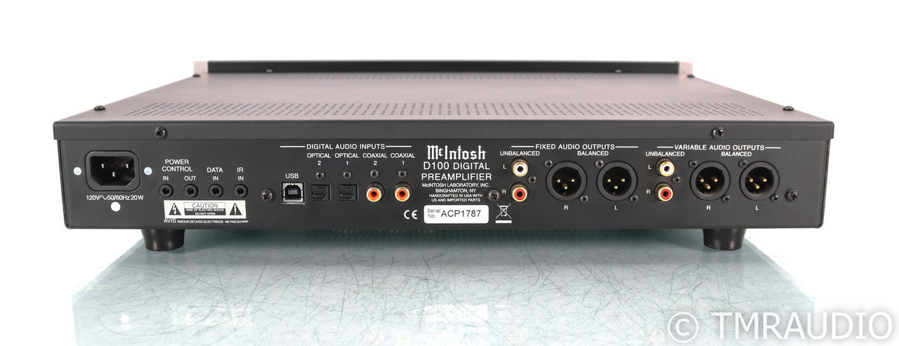 McIntosh D100 DAC; D-100; D/A Converter; Remote