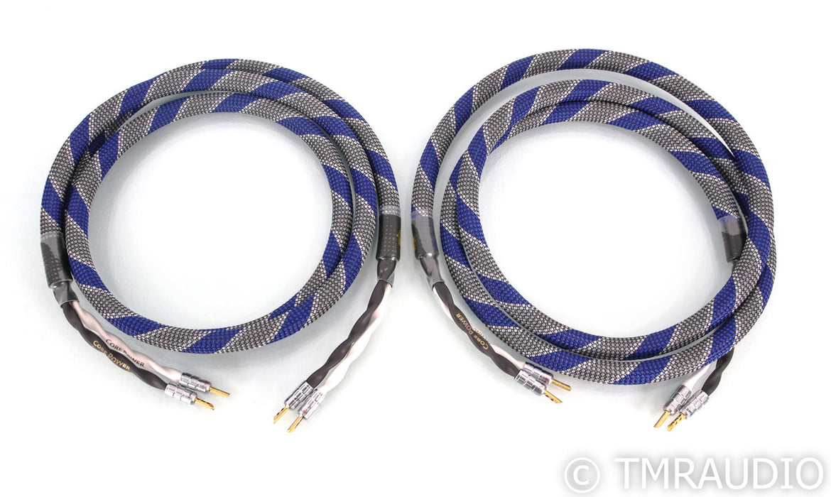 Core Power Defiant Gold Speaker Cables; 2.5m Pair