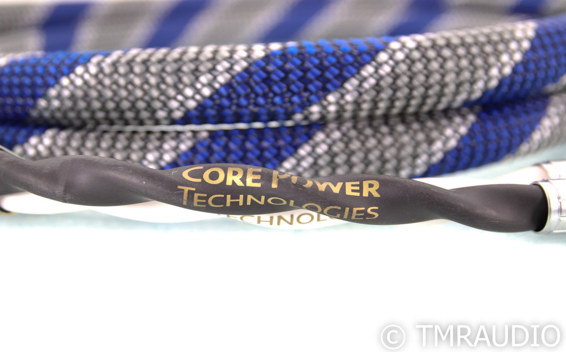 Core Power Defiant Gold Speaker Cables; 2.5m Pair