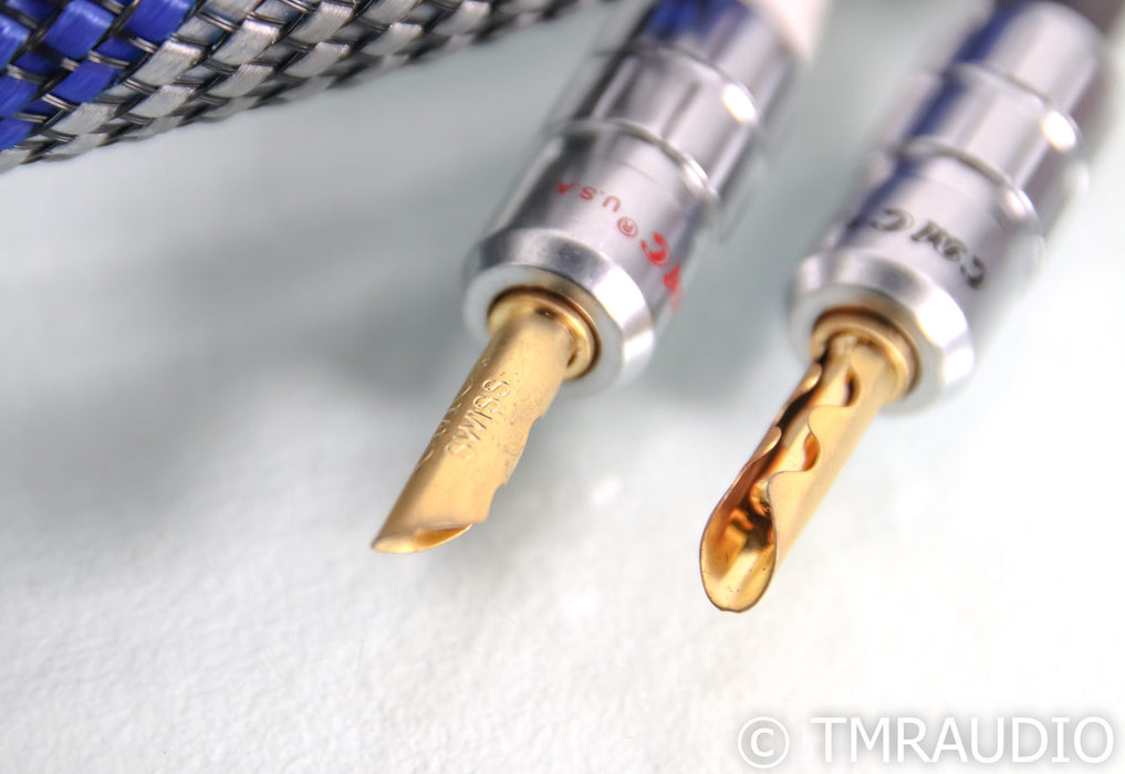Core Power Defiant Gold Speaker Cables; 2.5m Pair