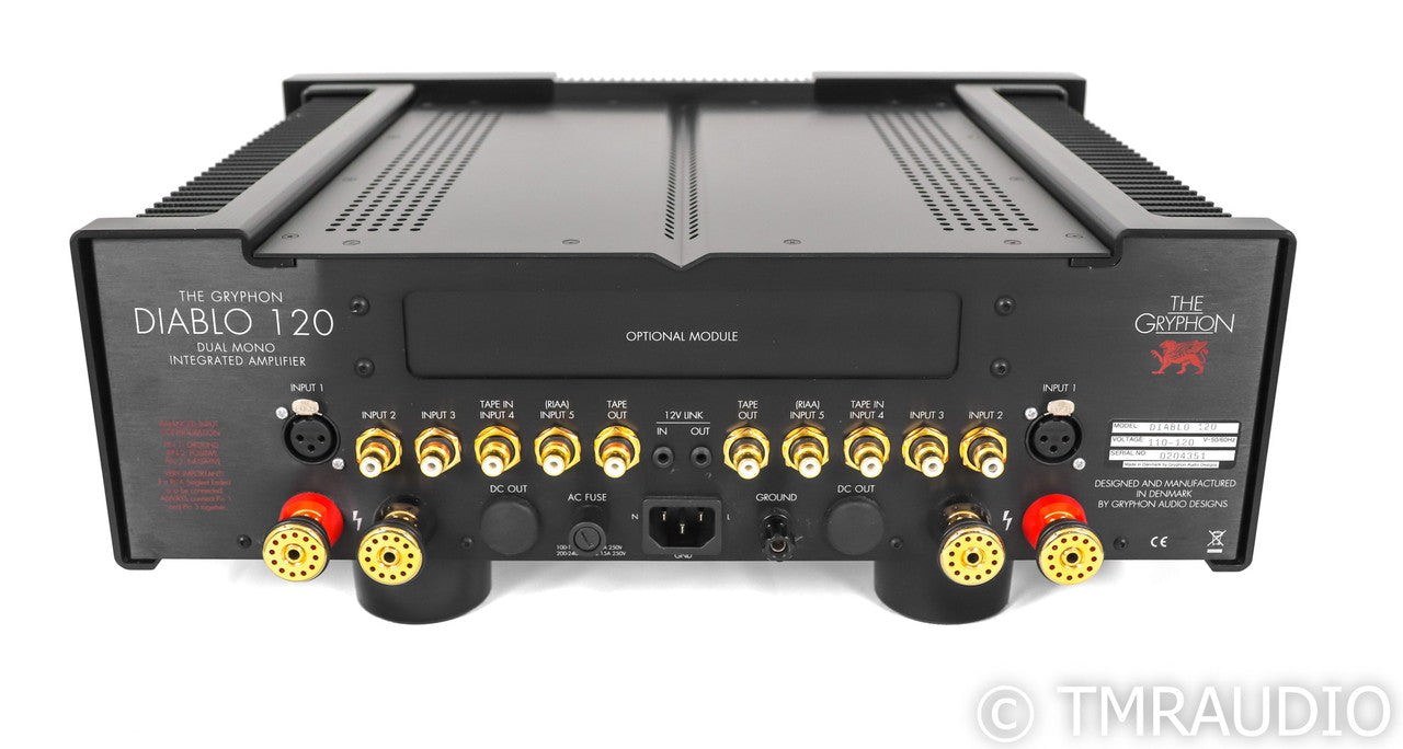 Gryphon Diablo 120 Stereo Integrated Amplifier; Remote; Black
