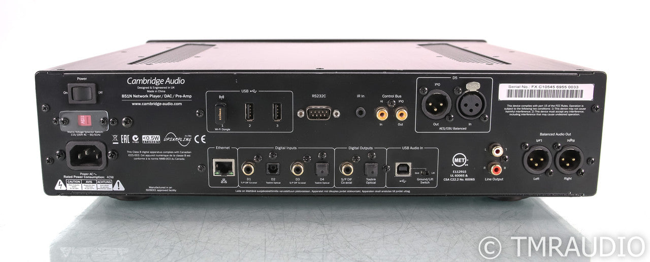 Cambridge Audio Azur 851N Network Player / DAC / Preamplifier; 851-N; Roon Ready