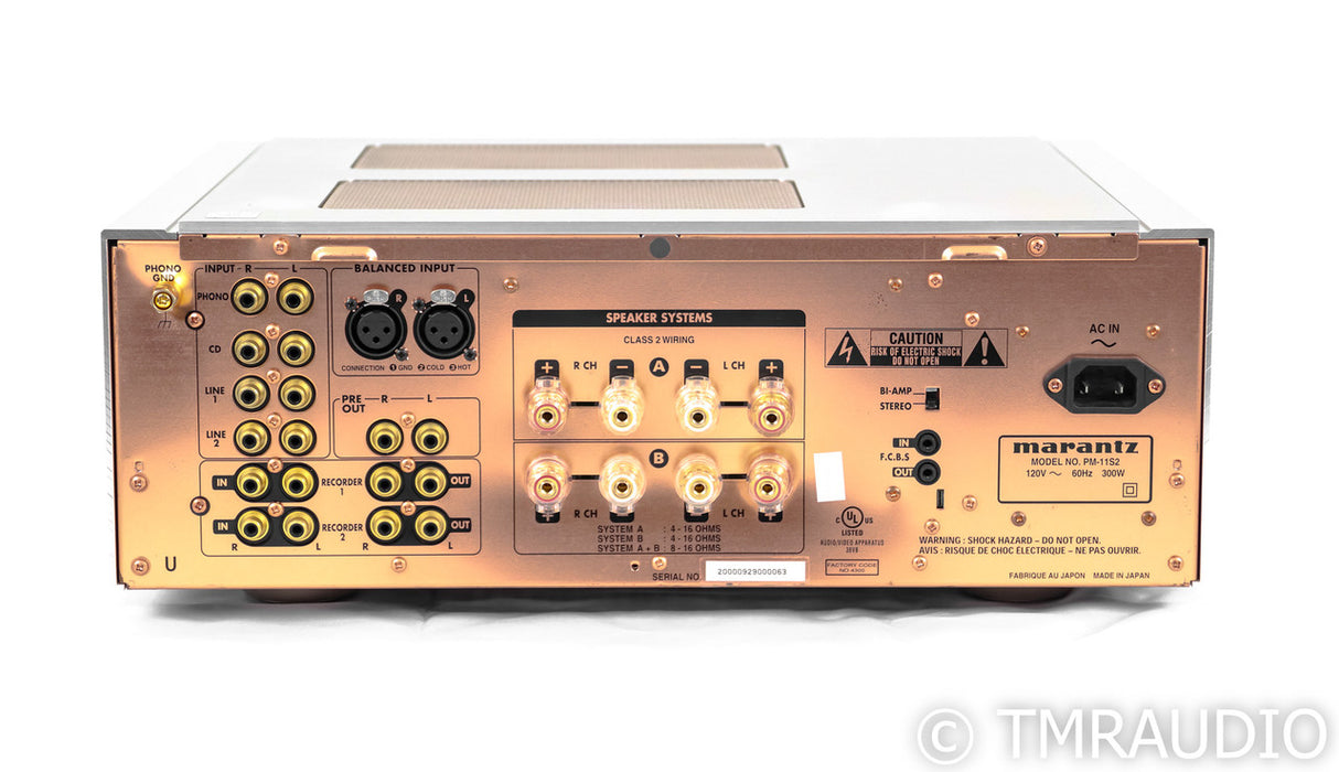 Marantz PM-11S2 Stereo Integrated Amplifier; Remote; MM / MC Phono