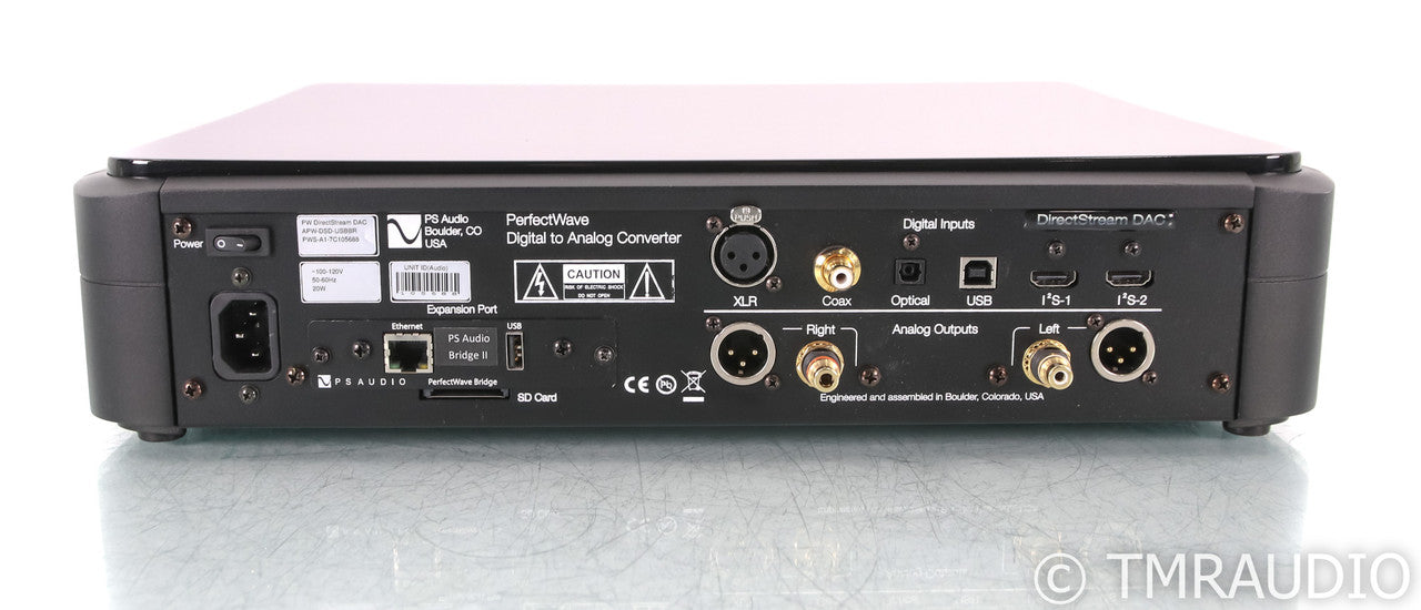 PS Audio PerfectWave DIrectStream DAC; D/A Converter; Remote; Black; Bridge II