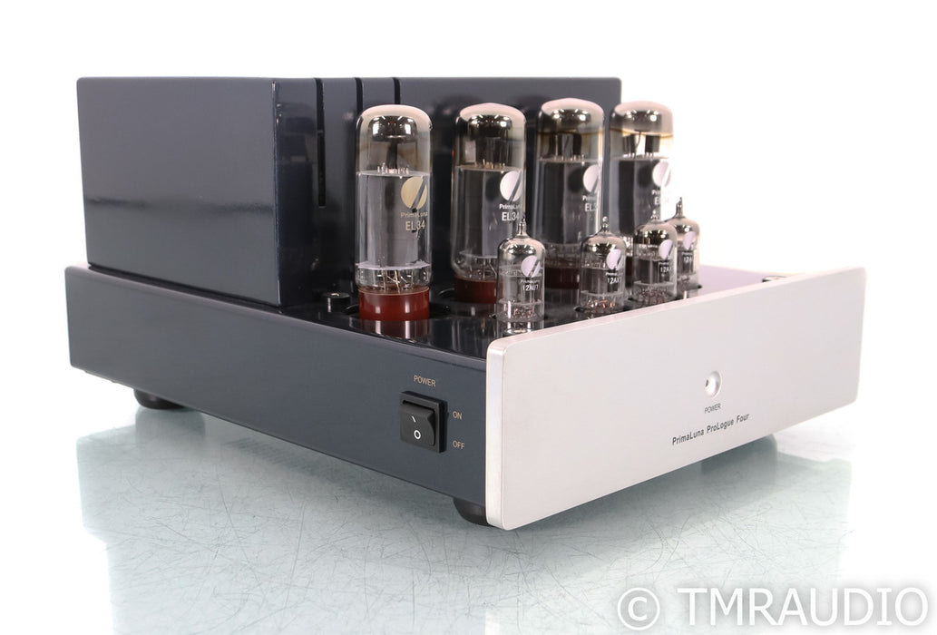 PrimaLuna ProLogue Four Stereo Tube Power Amplifier; Silver